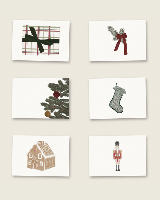 Christmas Mornings — A6 Notecard Pack of 6