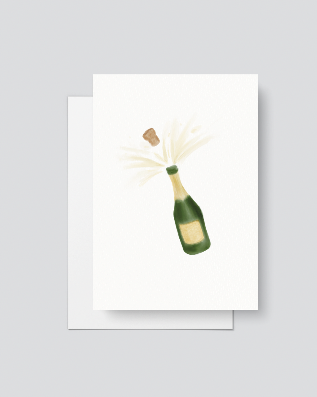 Pop the Champagne Greeting Card