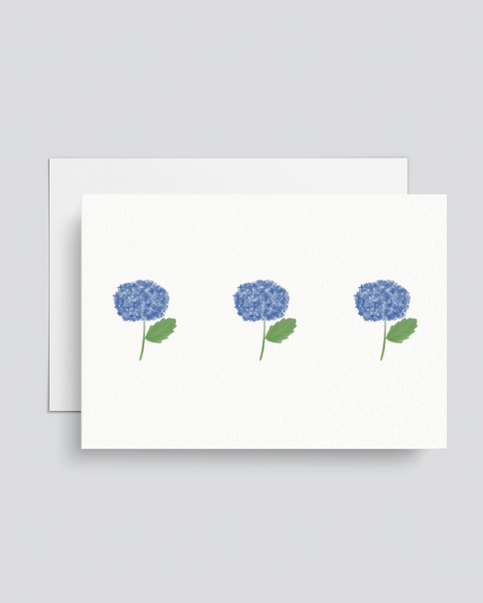 Hydrangea Trio Greeting Card