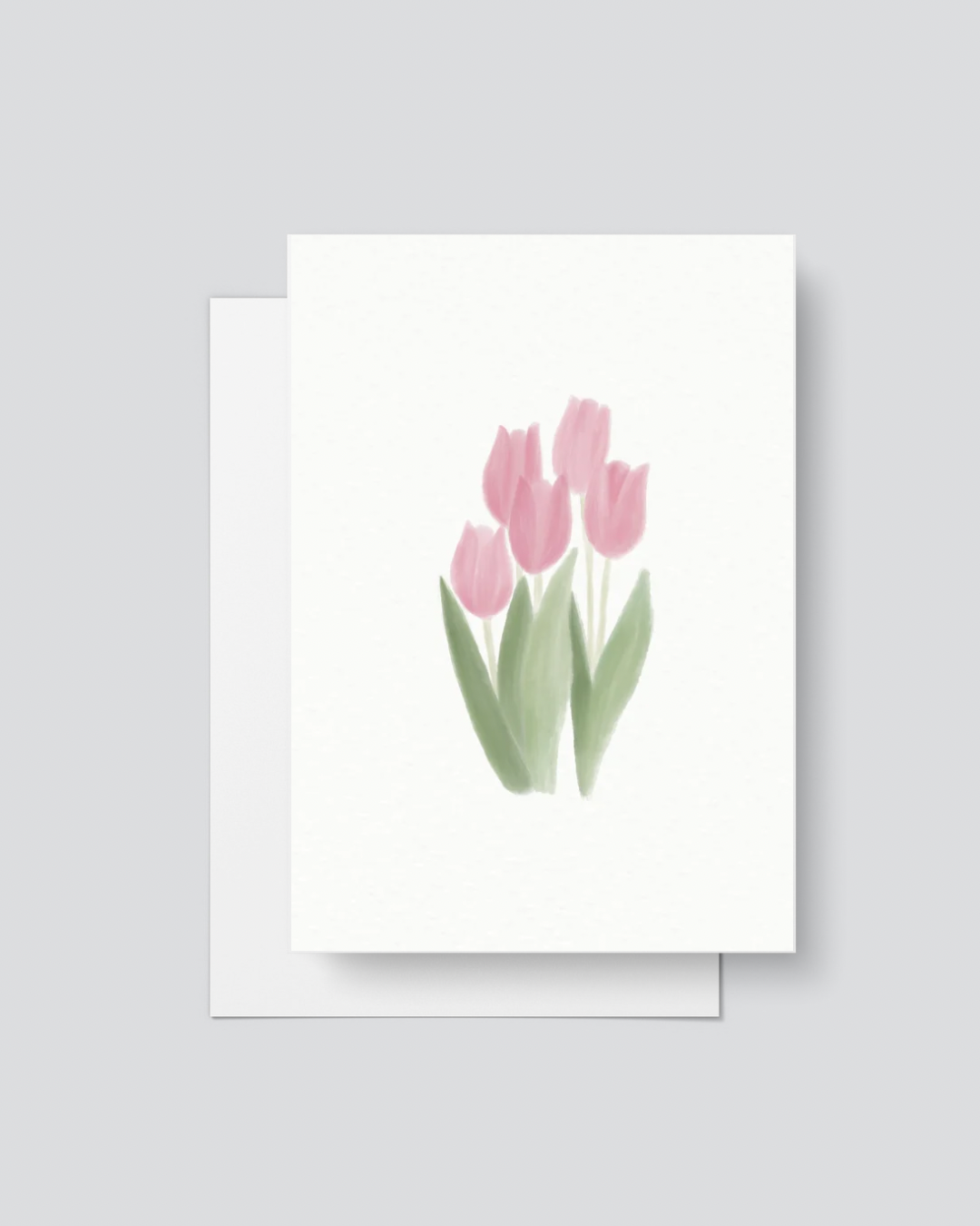 Spring Tulips Greeting Card