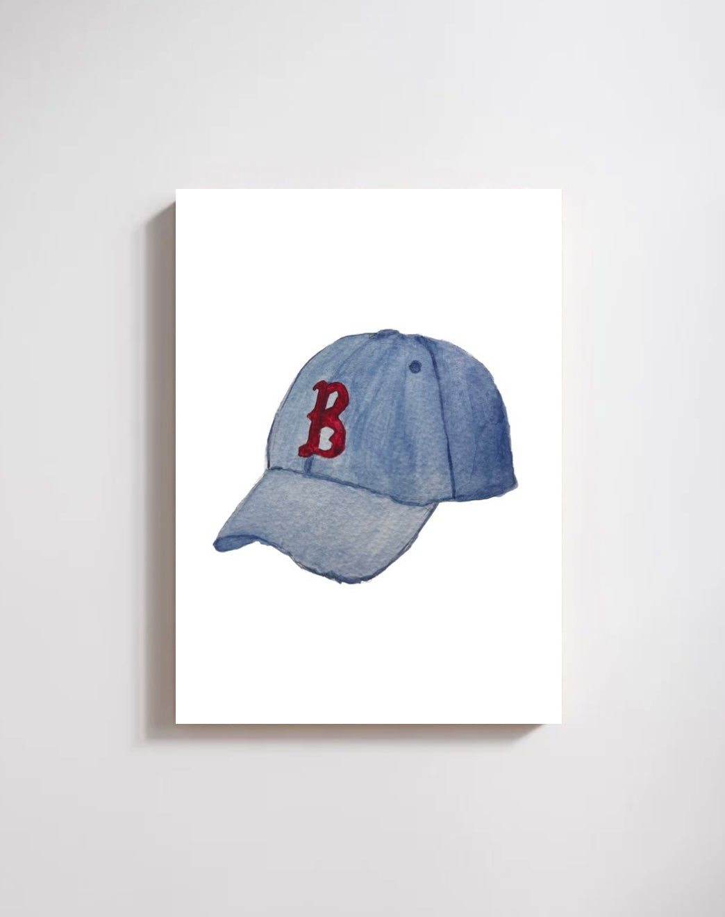 Red B Baseball Cap