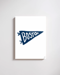 Boston Pennant Watercolor Print