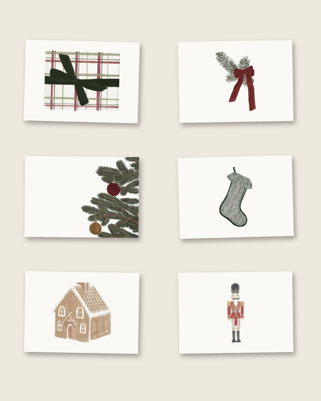 Christmas Mornings — A6 Notecard Pack of 6
